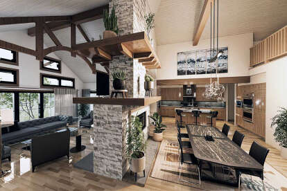 Modern Farmhouse House Plan #5984-00030 Additional Photo