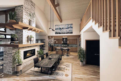 Modern Farmhouse House Plan #5984-00030 Additional Photo