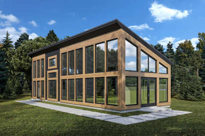 Modern House Plan #7516-00088 Elevation Photo