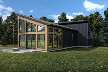 Modern House Plan #7516-00088 Elevation Photo