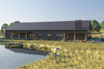 Barn House Plan #963-01154 Elevation Photo