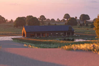 Barn House Plan #963-01154 Elevation Photo