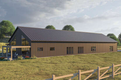 Barn House Plan #963-01154 Elevation Photo