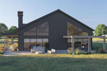 Barn House Plan #963-01154 Elevation Photo