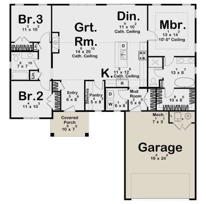 Main Floor  for House Plan #963-01155