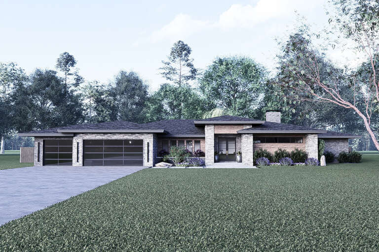 House Plan House Plan #33397 Front Elevation 