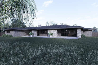 Contemporary House Plan #8318-00431 Elevation Photo