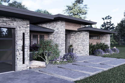 Contemporary House Plan #8318-00431 Elevation Photo