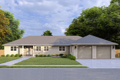 Traditional House Plan #2802-00402 Elevation Photo