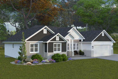 Craftsman House Plan #2802-00403 Elevation Photo