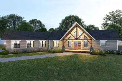 Craftsman House Plan #940-01313 Elevation Photo