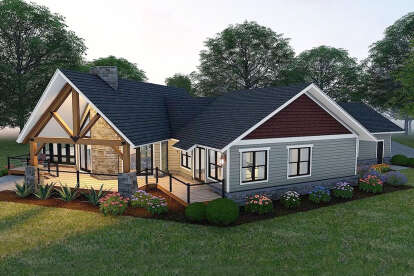 Craftsman House Plan #940-01313 Elevation Photo