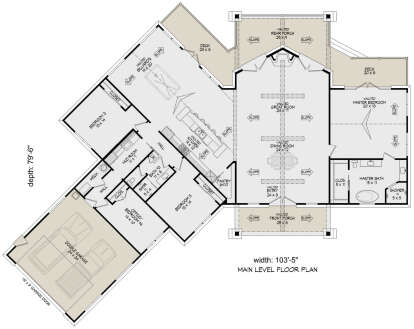 Main Floor  for House Plan #940-01313