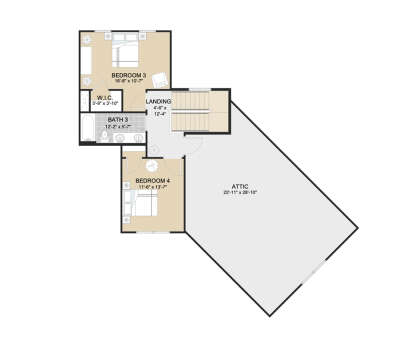 Second Floor for House Plan #8314-00030