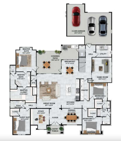 Main Floor for House Plan #8314-00034