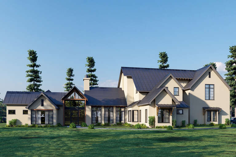 House Plan House Plan #33408 Angled Front Elevation