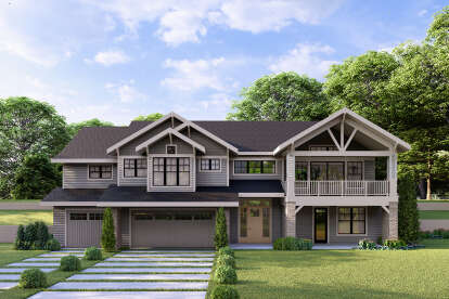 Mountain House Plan #035-01151 Elevation Photo