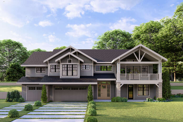 House Plan House Plan #33410 Front Elevation 