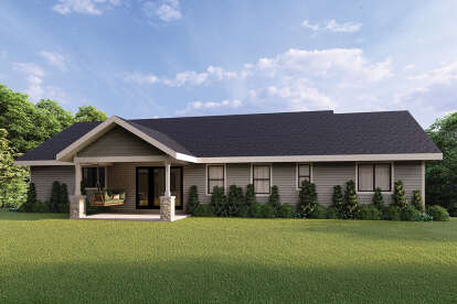 Mountain House Plan #035-01151 Elevation Photo