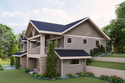 Mountain House Plan #035-01151 Elevation Photo