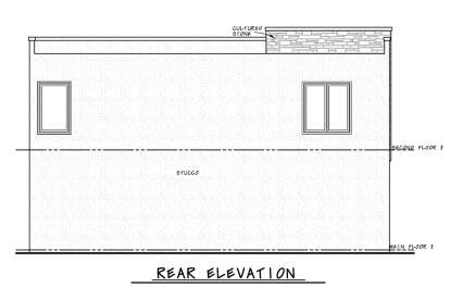 Modern House Plan #402-01843 Elevation Photo