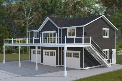 Craftsman House Plan #2802-00404 Elevation Photo
