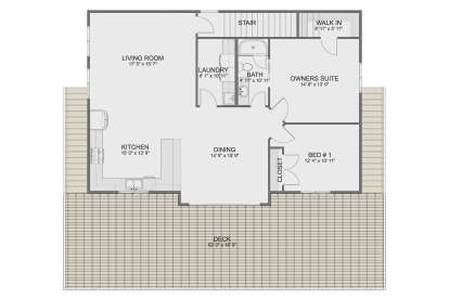 Second Floor for House Plan #2802-00404