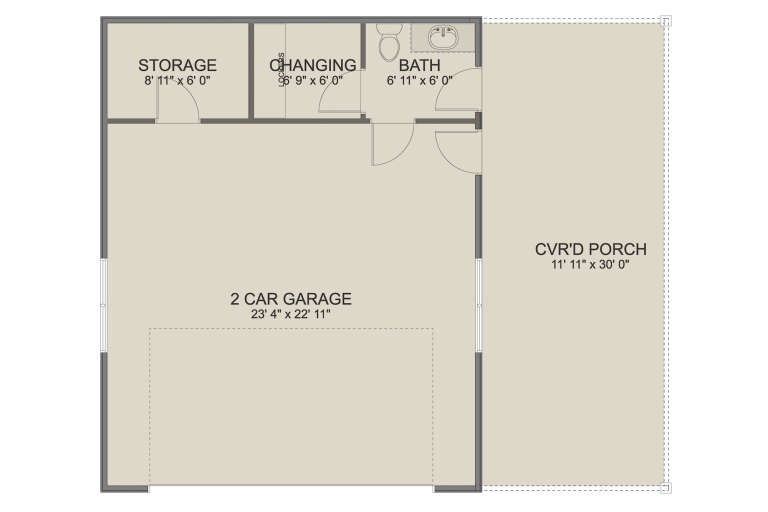 House Plan House Plan #33415 Drawing 1