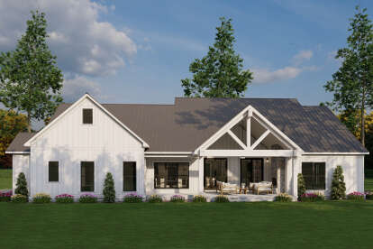 Modern Farmhouse House Plan #8318-00432 Elevation Photo