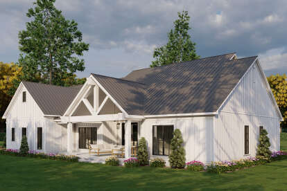 Modern Farmhouse House Plan #8318-00432 Elevation Photo