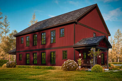 Traditional House Plan #699-00409 Elevation Photo