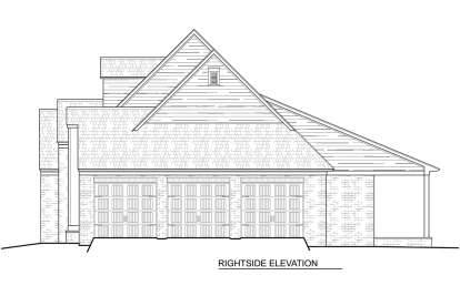 Modern Transitional House Plan #5995-00042 Elevation Photo