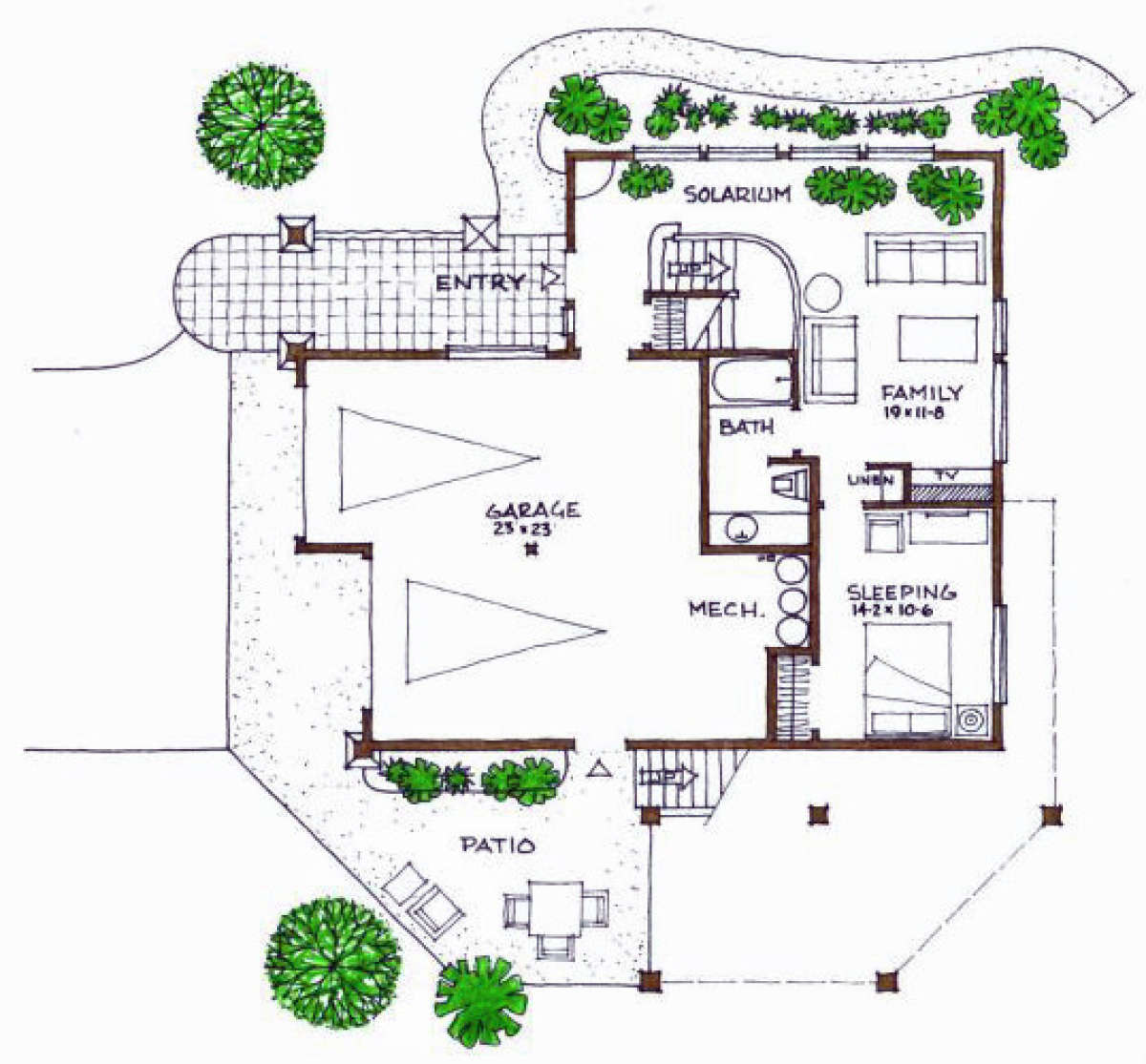 Floorplan 1 for House Plan #192-00027