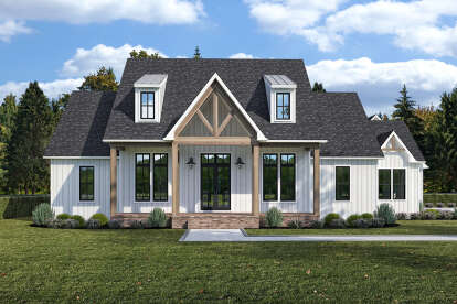 Modern Farmhouse House Plan #7516-00090 Elevation Photo