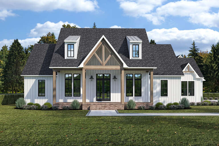House Plan House Plan #33513 Front Elevation 