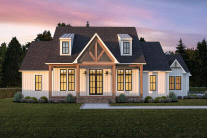 Modern Farmhouse House Plan #7516-00090 Elevation Photo