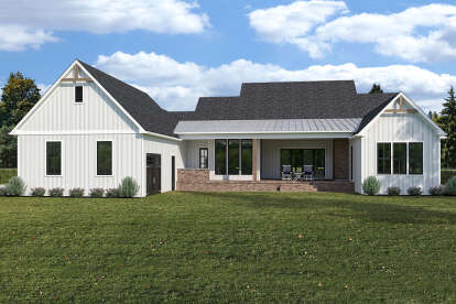 Modern Farmhouse House Plan #7516-00090 Elevation Photo