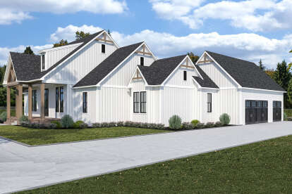 Modern Farmhouse House Plan #7516-00090 Elevation Photo