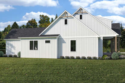 Modern Farmhouse House Plan #7516-00090 Elevation Photo