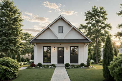 Cottage House Plan #348-00342 Elevation Photo