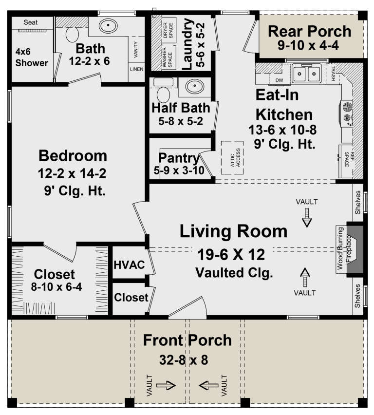 House Plan House Plan #33517 Drawing 1