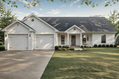 Modern Farmhouse House Plan #348-00346 Elevation Photo