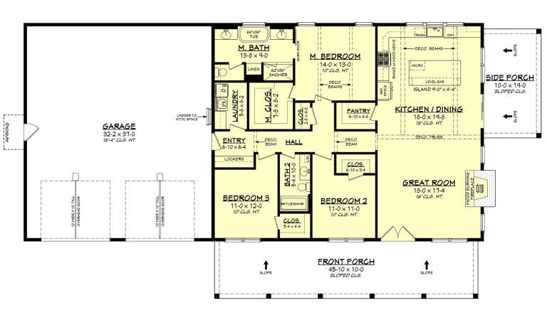 House Plan House Plan #33522 Drawing 1
