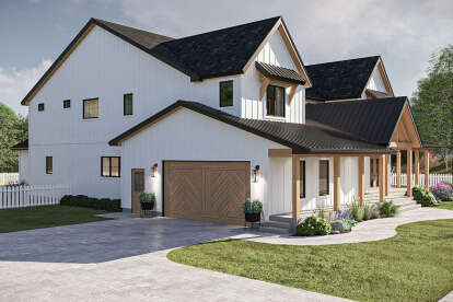 Modern Farmhouse House Plan #963-01157 Elevation Photo