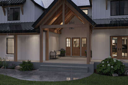 Modern Farmhouse House Plan #963-01157 Elevation Photo