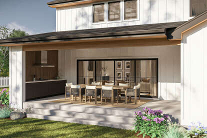 Modern Farmhouse House Plan #963-01157 Elevation Photo