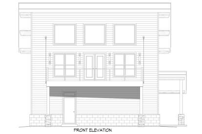 Modern House Plan #940-01316 Elevation Photo