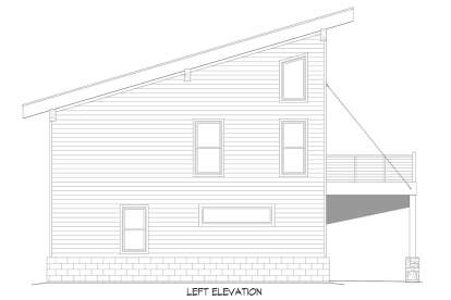 Modern House Plan #940-01316 Elevation Photo