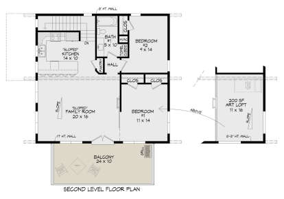 Main Floor/Loft for House Plan #940-01317