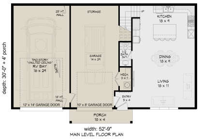 Main Floor  for House Plan #940-01318